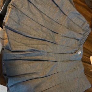 Stylish Blue Pleated Skort